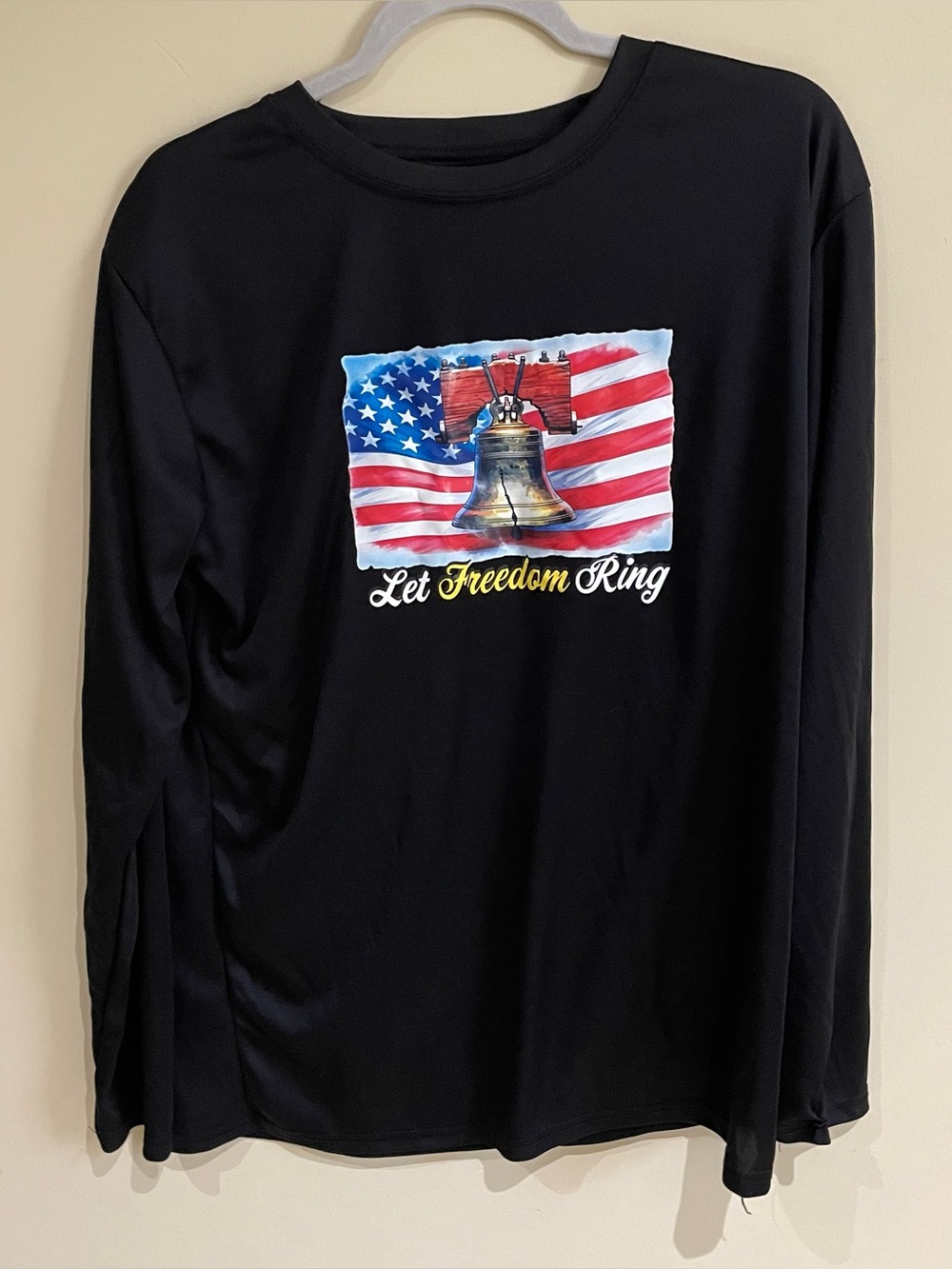 ⭐️Let Freedom Ring Long-Sleeve T-Shirt - Black⭐️